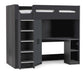 Henley High Sleeper Bed with Wardrobe & Desk – Anthracite - Luminex FurnitureHigh SleepersHER012