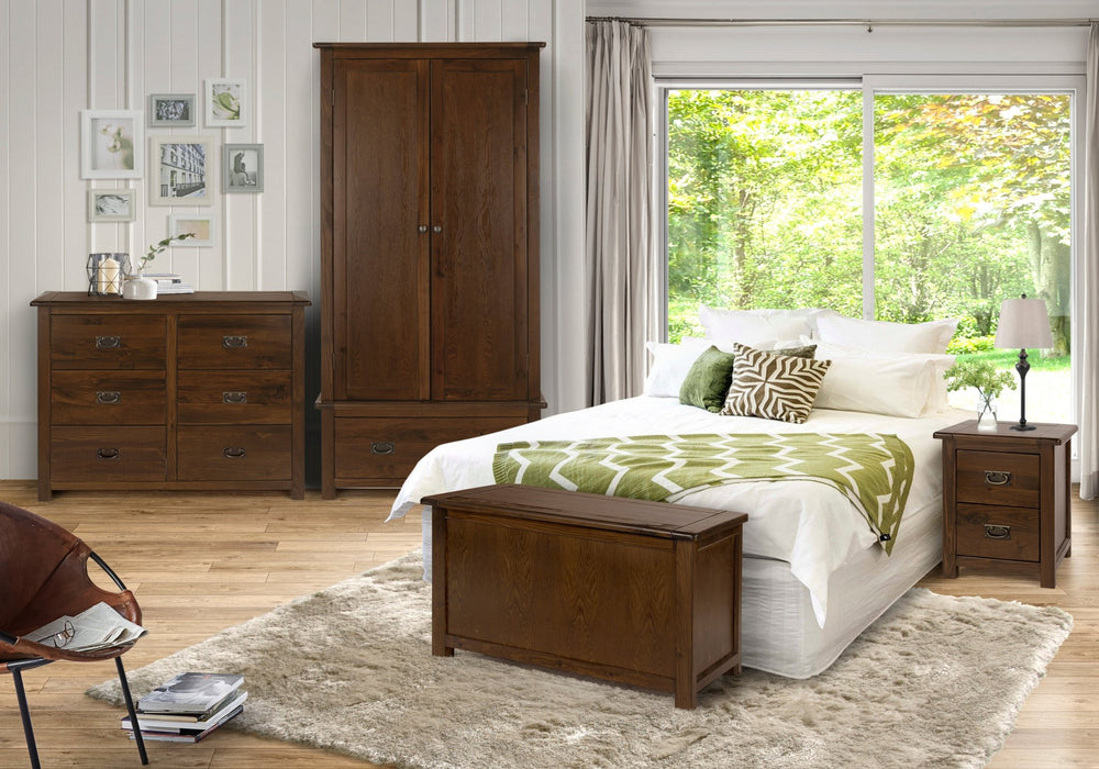 Highland Home Boston Wardrobe Blue - LuminexFurnitureWardrobeBT221