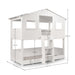 Honeybee Treehouse Bunk Bed – White Wooden Kids Bed - Luminex FurnitureBunk BedWIL101
