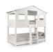 Honeybee Treehouse Bunk Bed – White Wooden Kids Bed - Luminex FurnitureBunk BedWIL101