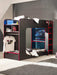 Indigo Gaming Bunk Black/Red – Gamer Bed with Desk & Storage - Luminex FurnitureBunk BedIMP001
