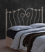 Inova Bed – Ivory Metal Victorian Style Frame | 4 Sizes - Luminex FurnitureBedINO3