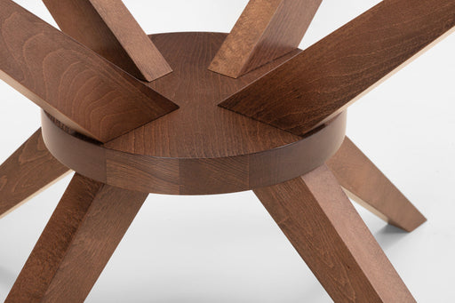 Isla 120cm Round Table and 4 Blue Braylin Chairs - Luminex FurnitureDining SetCHE302