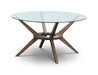 Isla Round 140 cm Glass Table - Luminex FurnitureDining TableCHE201