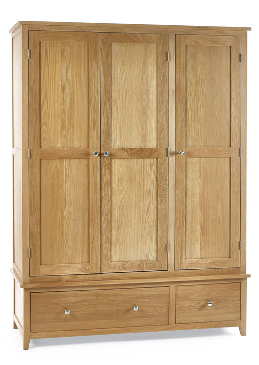 Islington 3 Door Wardrobe in Oak - Luminex FurnitureWardrobeMAL261