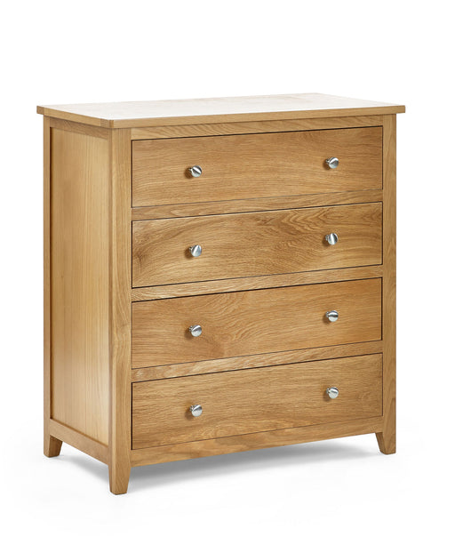 Islington 4 Drawer Chest in Oak - Luminex FurnitureChest of drawersMAL255
