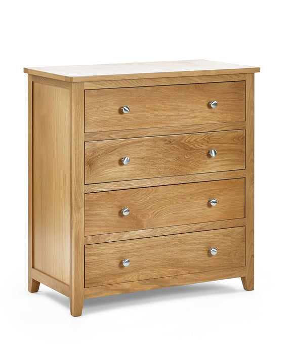 Islington 4 Drawer Chest in Oak - Luminex FurnitureChest of drawersMAL255