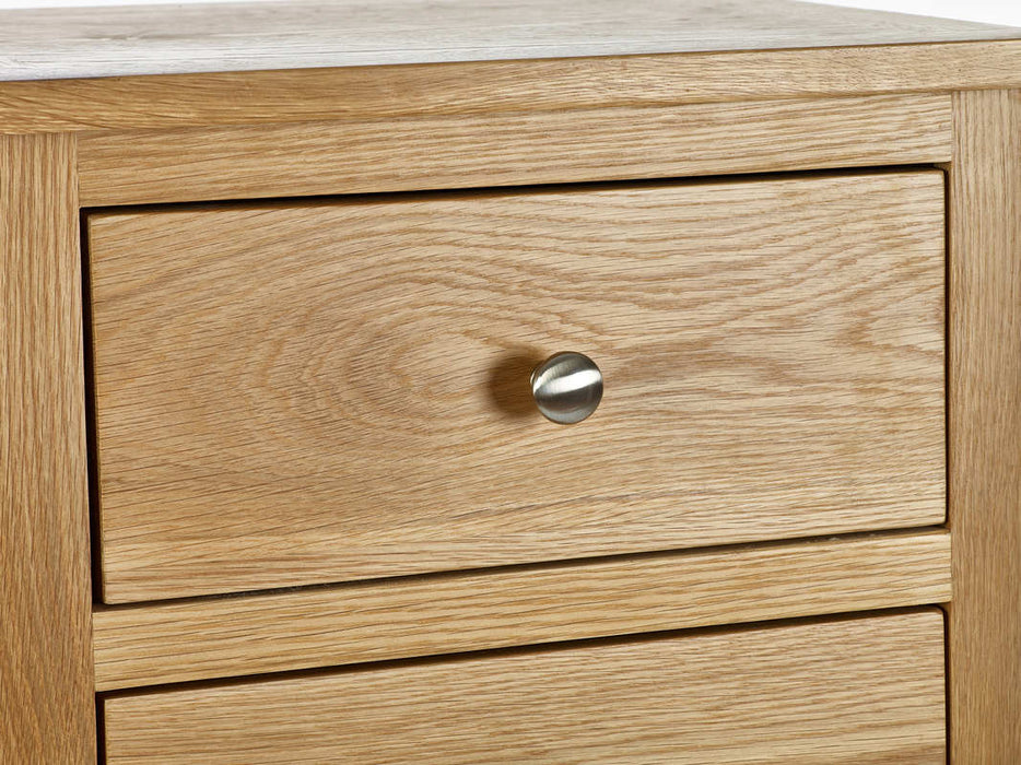 Islington 7 Drawer Tall Narrow Chest – Solid Oak Storage - Luminex FurnitureChest of drawersMAL257