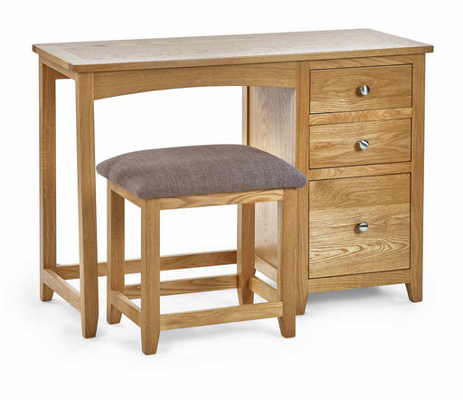 Islington Dressing Table & Stool Set – Solid Oak Bedroom Furniture - Luminex FurnitureDressing TableMAL259