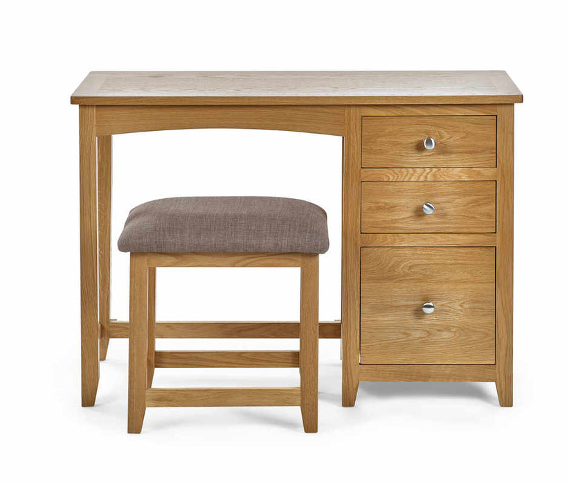 Islington Dressing Table & Stool Set – Solid Oak Bedroom Furniture - Luminex FurnitureDressing TableMAL259