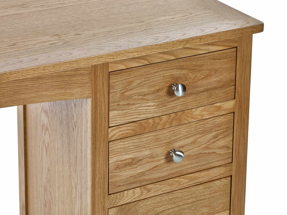 Islington Dressing Table & Stool Set – Solid Oak Bedroom Furniture - Luminex FurnitureDressing TableMAL259