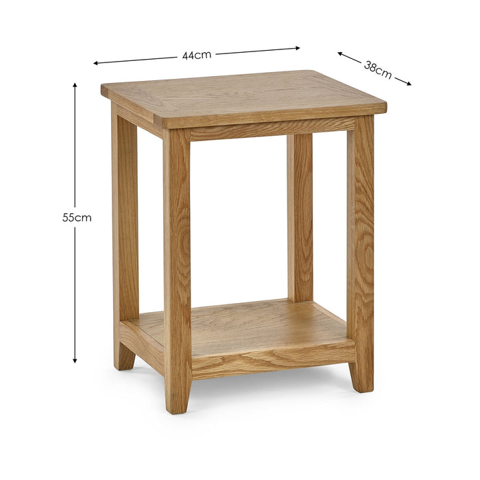 Islington Oak Lamp Table - Luminex FurnitureLamp TableMAL205