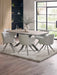 Isola Ivory Fabric Dining Chair - Luminex FurnitureChairsNOA002
