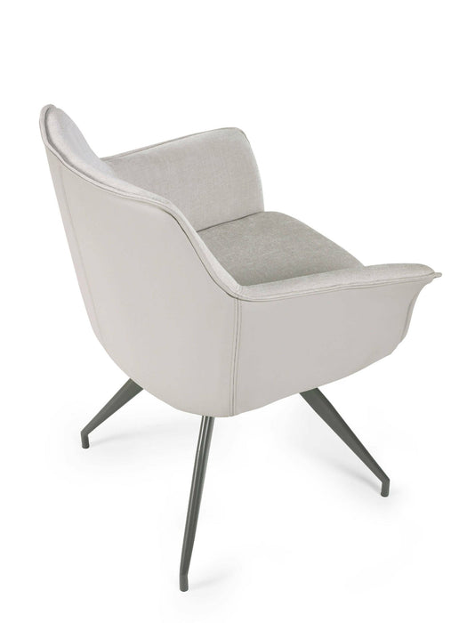 Isola Ivory Fabric Dining Chair - Luminex FurnitureChairsNOA002