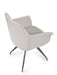 Isola Ivory Fabric Dining Chair - Luminex FurnitureChairsNOA002