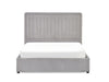 Isolde Bed - Grey - Luminex FurnitureFabric BedsSAV006
