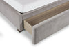 Isolde Bed - Grey - Luminex FurnitureFabric BedsSAV006