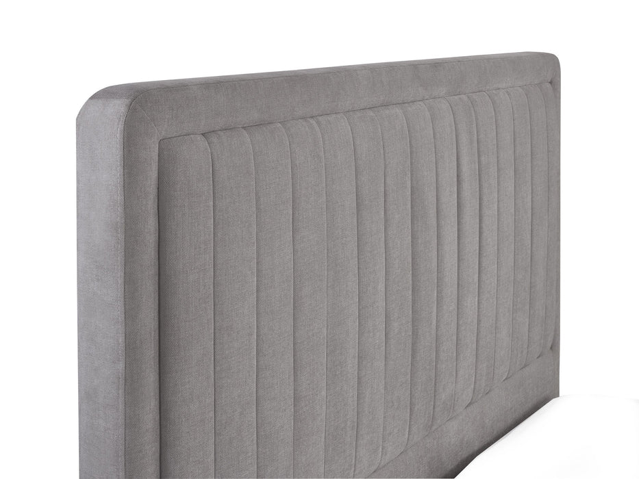Isolde Bed - Grey - Luminex FurnitureFabric BedsSAV006