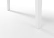 Isolde Dining Table - Satin White - Luminex FurnitureDining TableTAK001