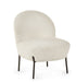 Iva Boucle Accent Chair - Ivory - Luminex FurnitureOccasional ChairsLUL001