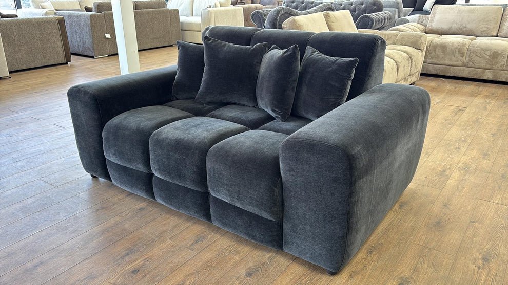 Jermyn Black 2 Seater Sofa - Luminex FurnitureSofasjacob_sofa_black_2_seater