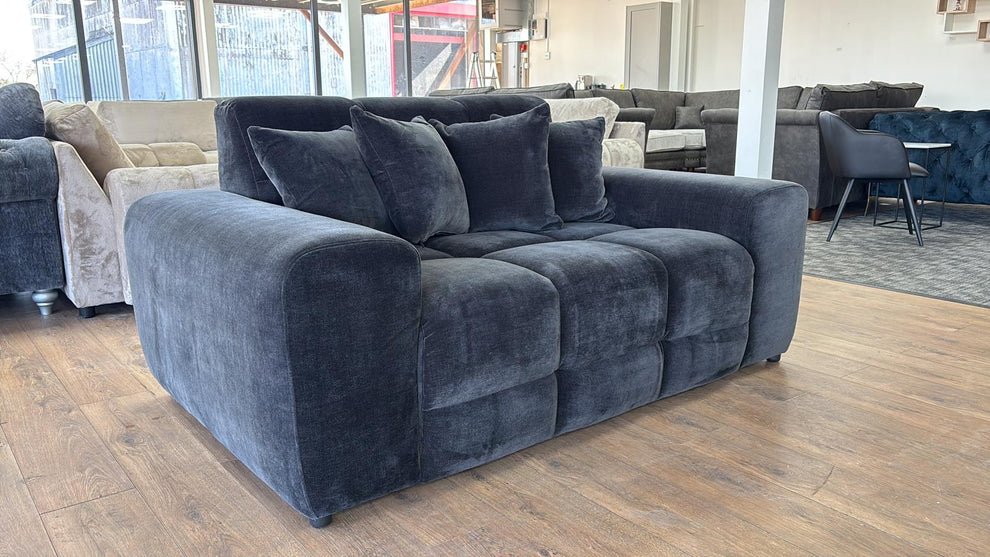 Jermyn Black 2 Seater Sofa - Luminex FurnitureSofasjacob_sofa_black_2_seater