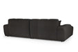 Jermyn Black Left Hand Facing Corner Sofa – 5 Seater - Luminex FurnitureSofasjacob_black_left_hand