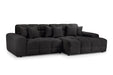 Jermyn Black Right Hand Facing Corner Sofa – 5 Seater - Luminex FurnitureSofasjacob_black_right_hand