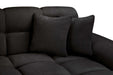 Jermyn Black Right Hand Facing Corner Sofa – 5 Seater - Luminex FurnitureSofasjacob_black_right_hand
