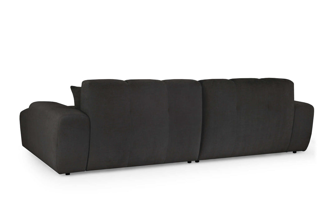 Jermyn Black Right Hand Facing Corner Sofa – 5 Seater - Luminex FurnitureSofasjacob_black_right_hand