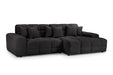 Jermyn Black Right Hand Facing Corner Sofa – 5 Seater - Luminex FurnitureSofasjacob_black_right_hand