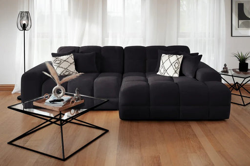 Jermyn Black Right Hand Facing Corner Sofa – 5 Seater - Luminex FurnitureSofasjacob_black_right_hand