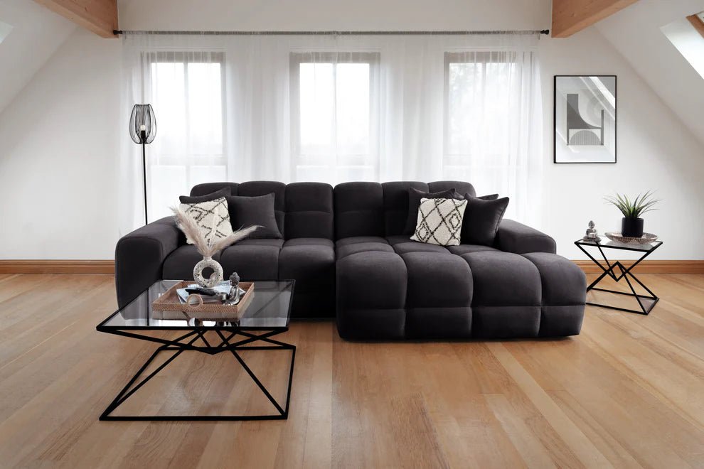 Jermyn Black Right Hand Facing Corner Sofa – 5 Seater - Luminex FurnitureSofasjacob_black_right_hand