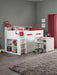 Jordell Mid Sleeper Bed with Desk & Storage – White - Luminex FurnitureMid SleepersJUP101