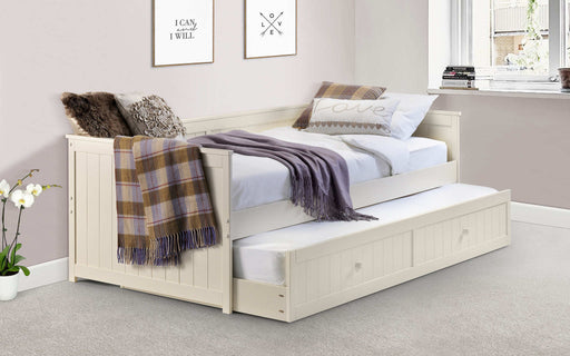 Jubilee Day Bed with Underbed – Stone White Guest Bed - Luminex FurnitureDay BedsJES001