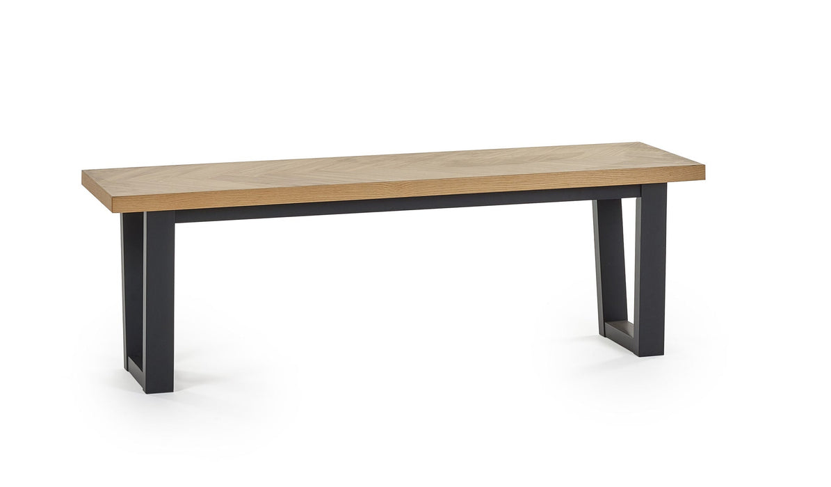Juliette Oak Veneer Dining Bench - Luminex FurnitureBench SeatHIL003