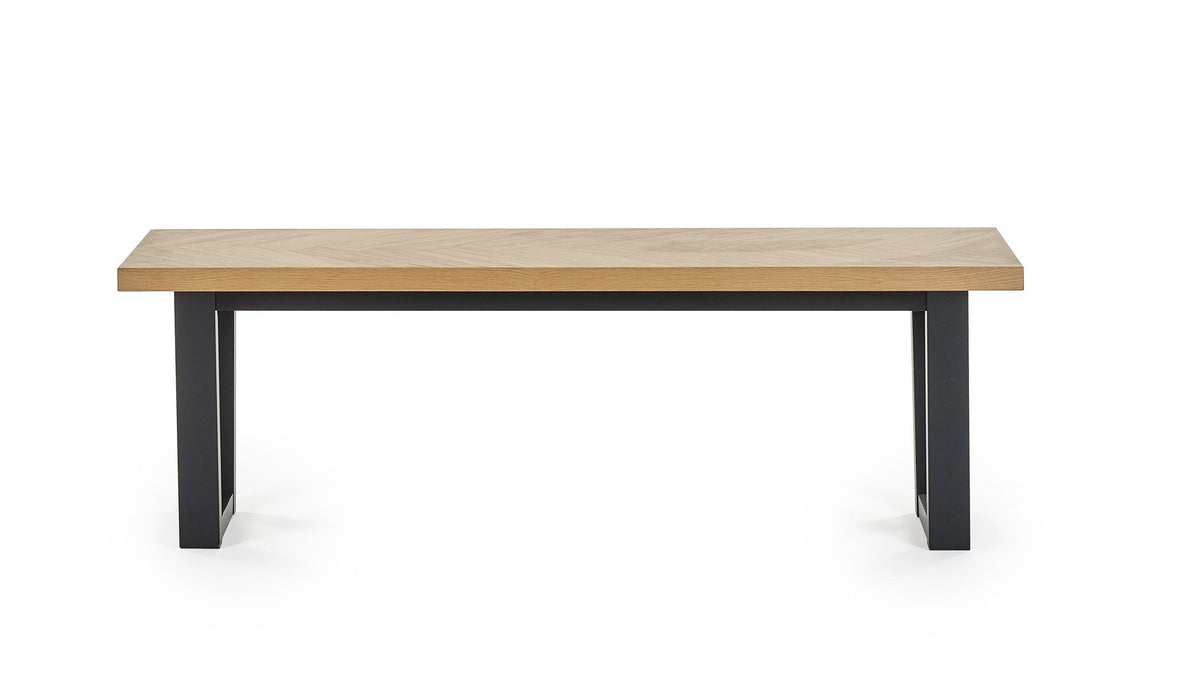 Juliette Oak Veneer Dining Bench - Luminex FurnitureBench SeatHIL003