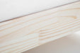 Kendal Bed – Unfinished Pine Frame | Durable Natural Style - Luminex FurnitureWooden BedsSAM002