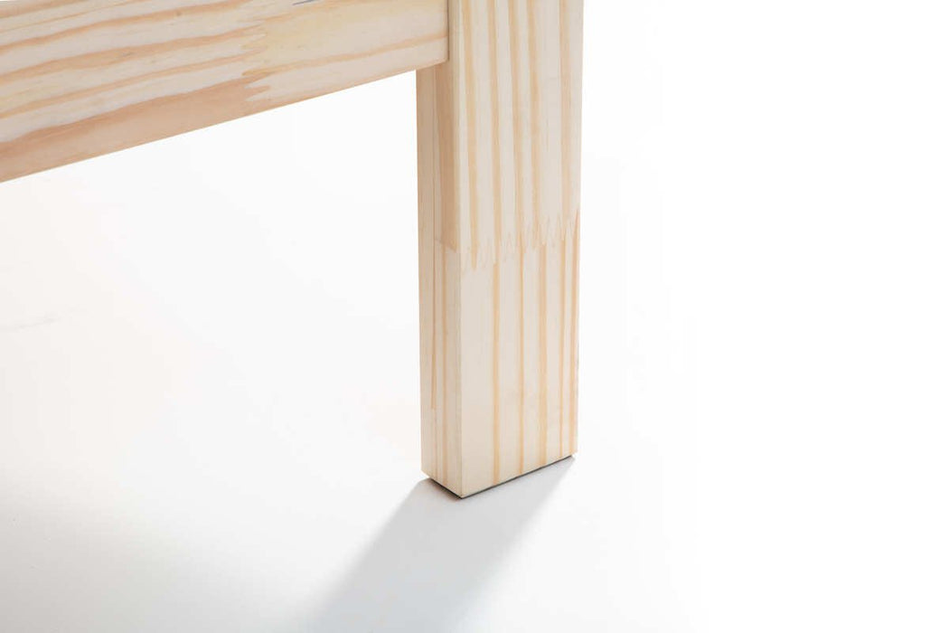 Kendal Bed – Unfinished Pine Frame | Durable Natural Style - Luminex FurnitureWooden BedsSAM002
