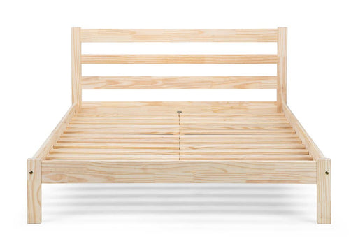 Kendal Bed – Unfinished Pine Frame | Durable Natural Style - Luminex FurnitureWooden BedsSAM002