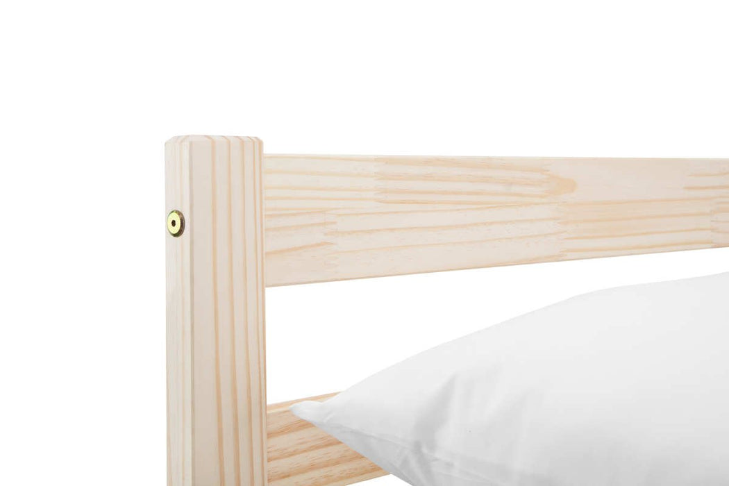 Kendal Bed – Unfinished Pine Frame | Durable Natural Style - Luminex FurnitureWooden BedsSAM002