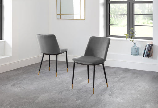 Kensington Velvet Dining Chairs – Set of 2 - Luminex FurnitureChairsDEL011