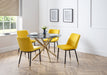 Kensington Velvet Dining Chairs – Set of 2 - Luminex FurnitureChairsDEL011