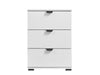 Kensley Arctic White 3 - Drawer Bedside Table - LuminexFurnitureBedside Table3402