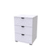 Kensley Arctic White 3 - Drawer Bedside Table - LuminexFurnitureBedside Table3402