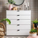 Kensley Arctic White Wide 6 - Drawer Chest - LuminexFurnitureChest of drawers3405