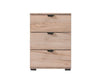 Kensley Oak 3 - Drawer Bedside Table - LuminexFurnitureBedside Table3404