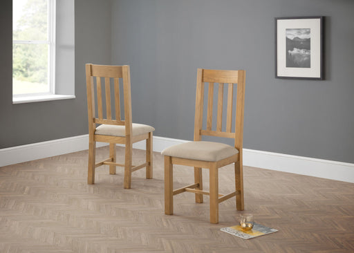 Kyoto Oak Dining Chairs – Set of 2 - Luminex FurnitureChairsHER002