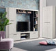 Langford Entertainment Unit – Oak Effect & Black - LuminexFurnitureTV Unit3058