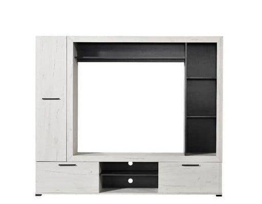 Langford Entertainment Unit – Oak Effect & Black - LuminexFurnitureTV Unit3058